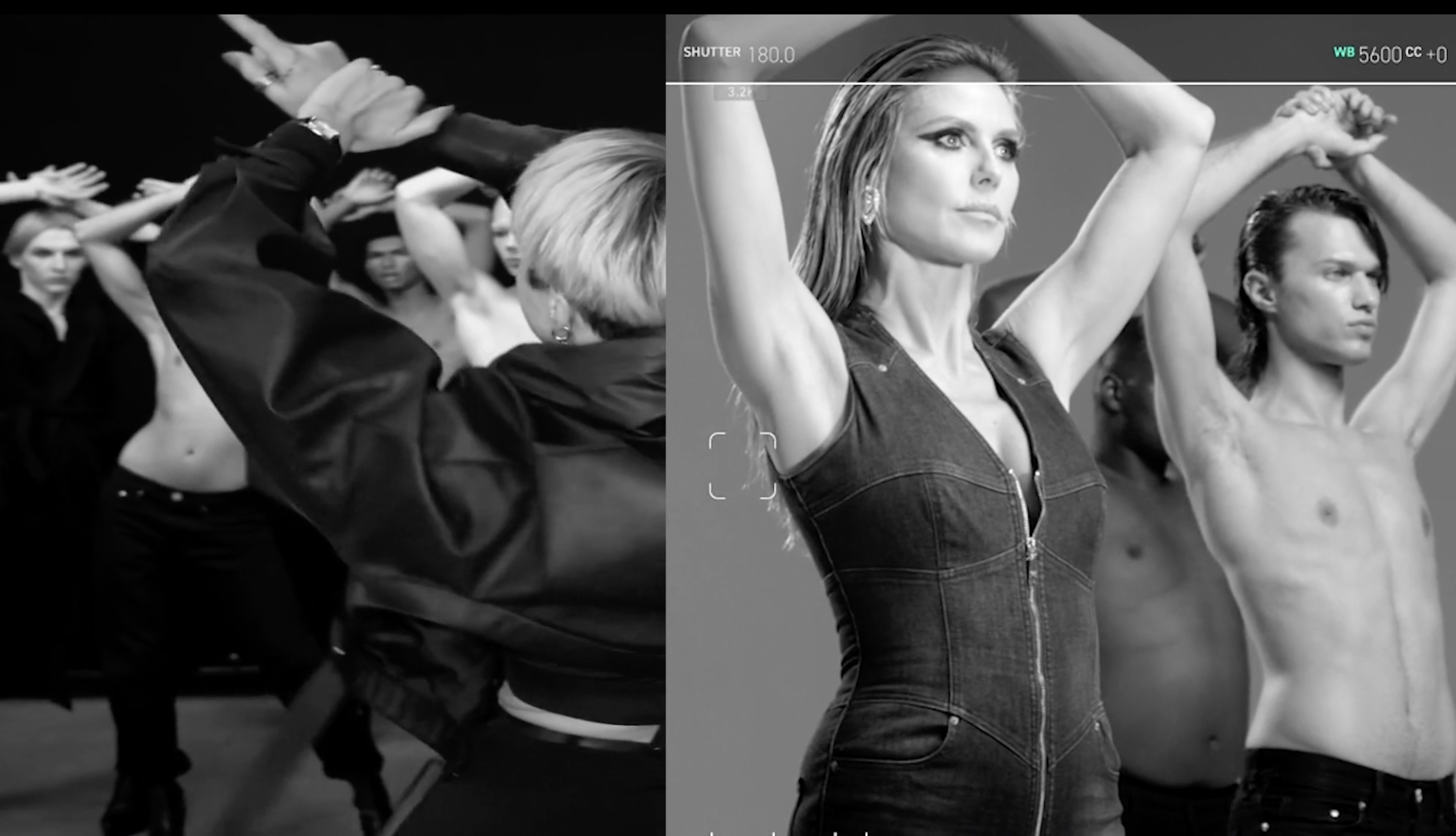 Movement Director Marie Zechiel behind the scenes of GNTM 2024 with Heidi Klum.