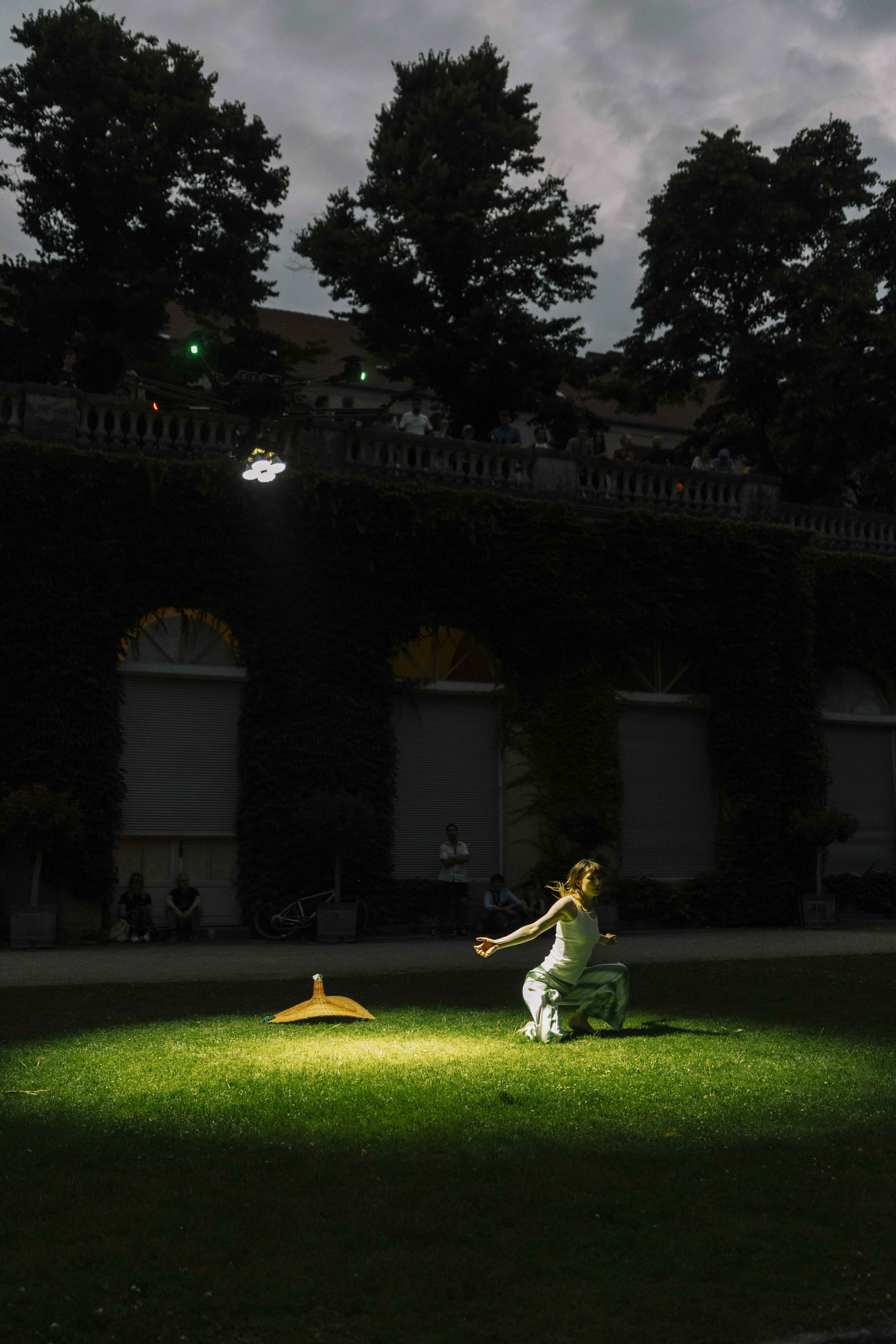 Drone performance Veritas Percepta directed by Movement Director Marie Zechiel at 48h Neukölln.