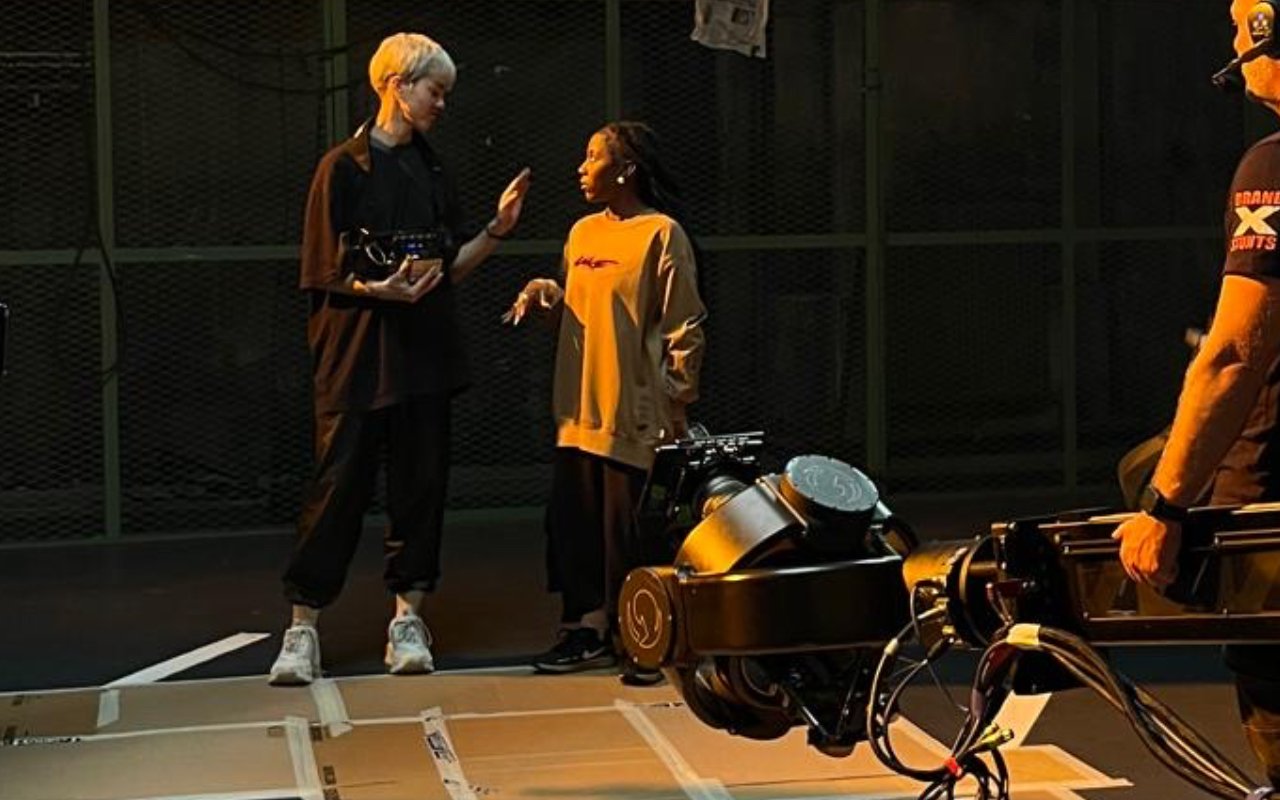 On-set movement supervision by a movement director during a film and advertising production.