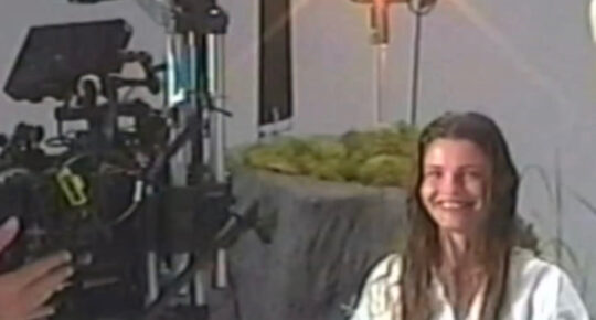 Movement direction for a fashion campaign, shaping body movement in relation to garment and image.